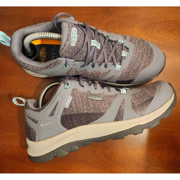 KEEN Women Terradora II Steel Grey Ocean Wave 1022346 US 7.5 Hiking Worn Once! - Picture 8 of 11